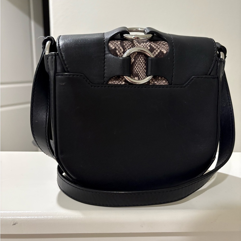 Alexander Wang Mini Lia Ring snakeskin-embossed leather bag - Picture 4 of 9